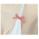 Tartan Plaid Pearl Lined Lingerie Set with Frills and Bows - Cosparty