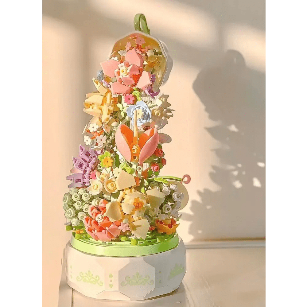 Teacup Cascade Building Block Set Inspired by Alice in Wonderland - Cosparty