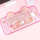 Teddy Bear Bakery Gaming Mousepad for Kawaii Lovers and Streamers - Cosparty