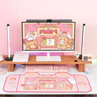 Teddy Bear Bakery Gaming Mousepad for Kawaii Lovers and Streamers - Cosparty