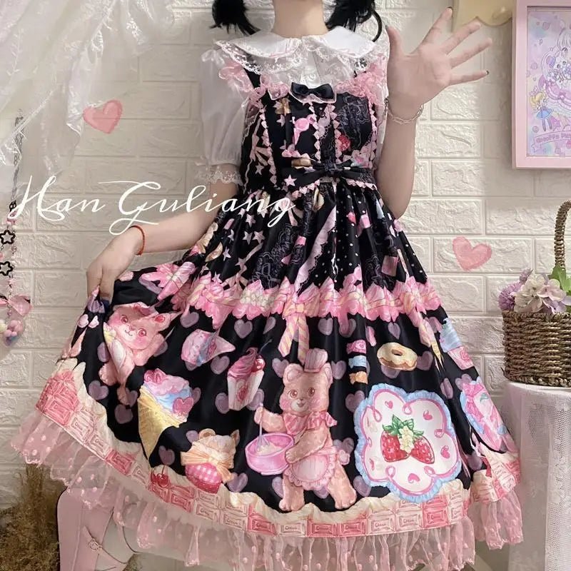 Teddy Bear Bakery Lolita Dress for Sweet Princesses - Cosparty