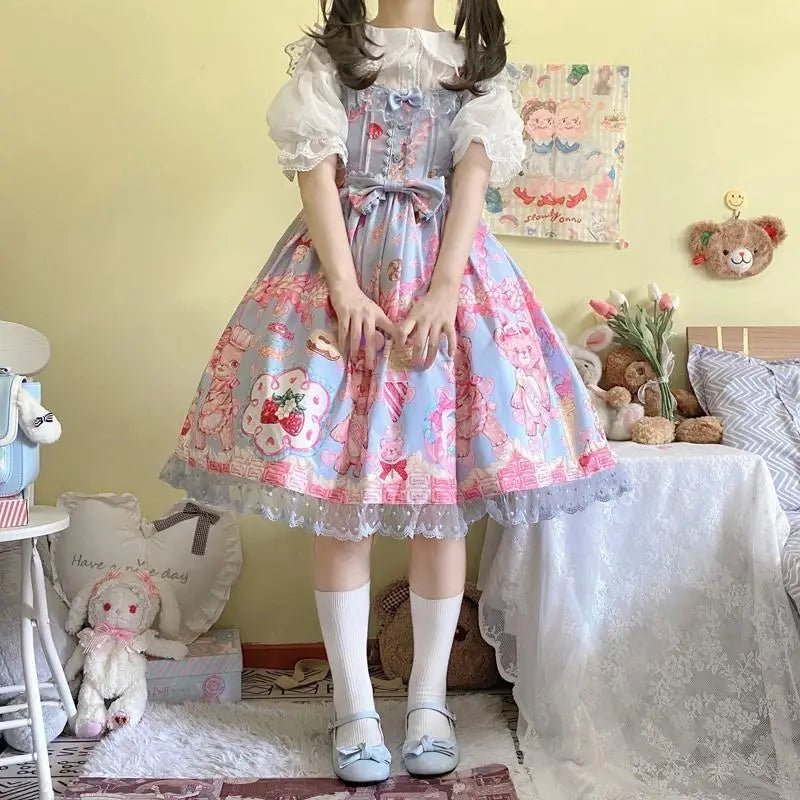Teddy Bear Bakery Lolita Dress for Sweet Princesses - Cosparty