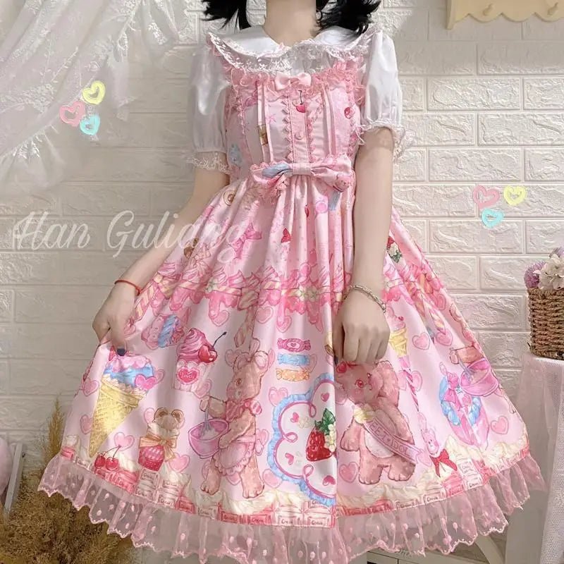 Teddy Bear Bakery Lolita Dress for Sweet Princesses - Cosparty