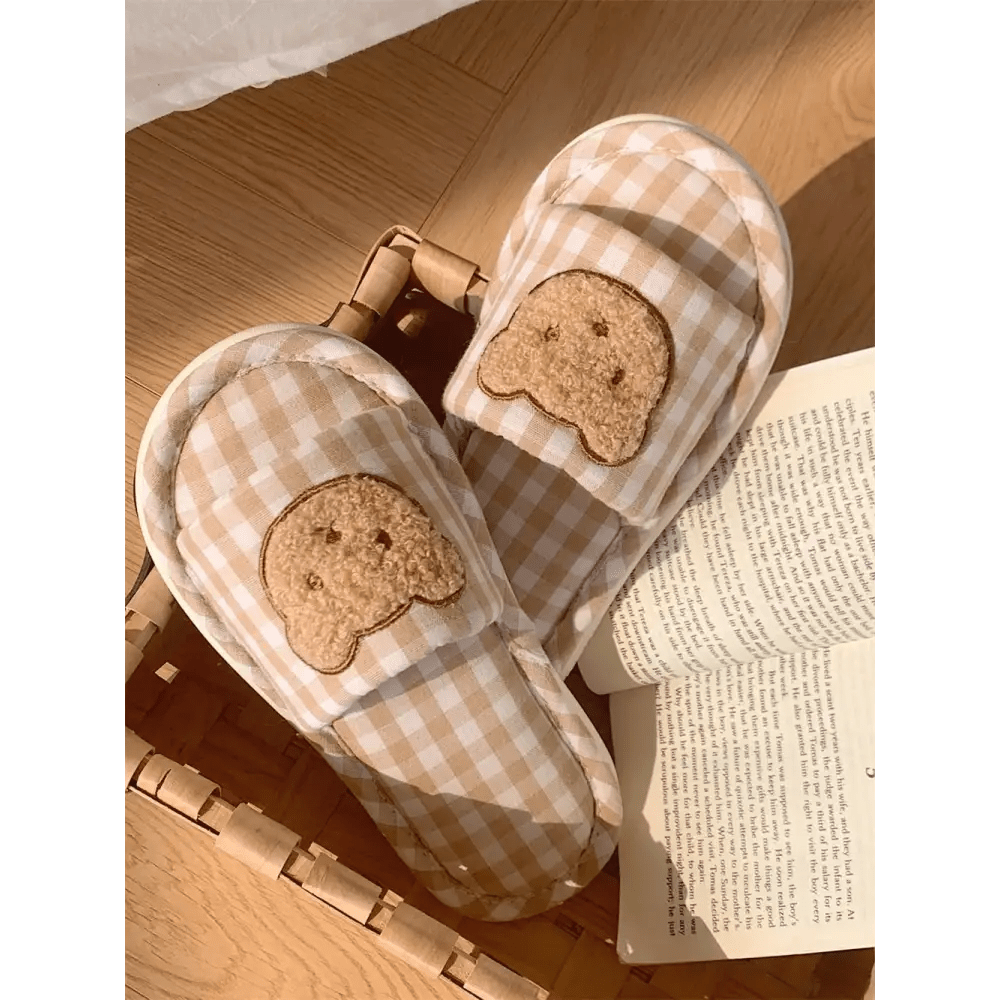 Teddy Indoor Slippers for Ultimate Comfort and Kawaii Style - Cosparty