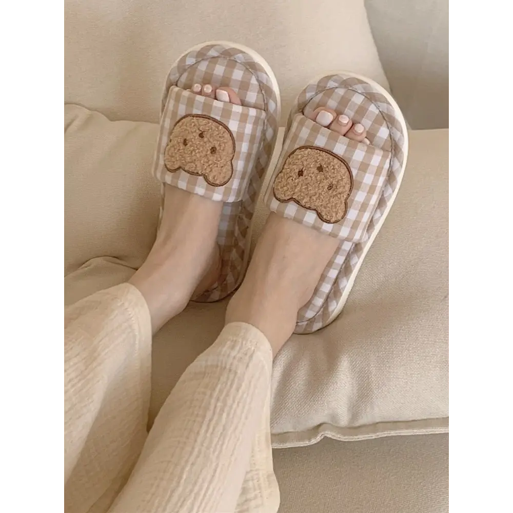 Teddy Indoor Slippers for Ultimate Comfort and Kawaii Style - shoes