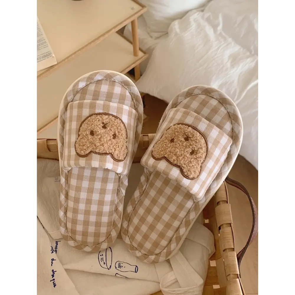 Teddy Indoor Slippers for Ultimate Comfort and Kawaii Style - shoes