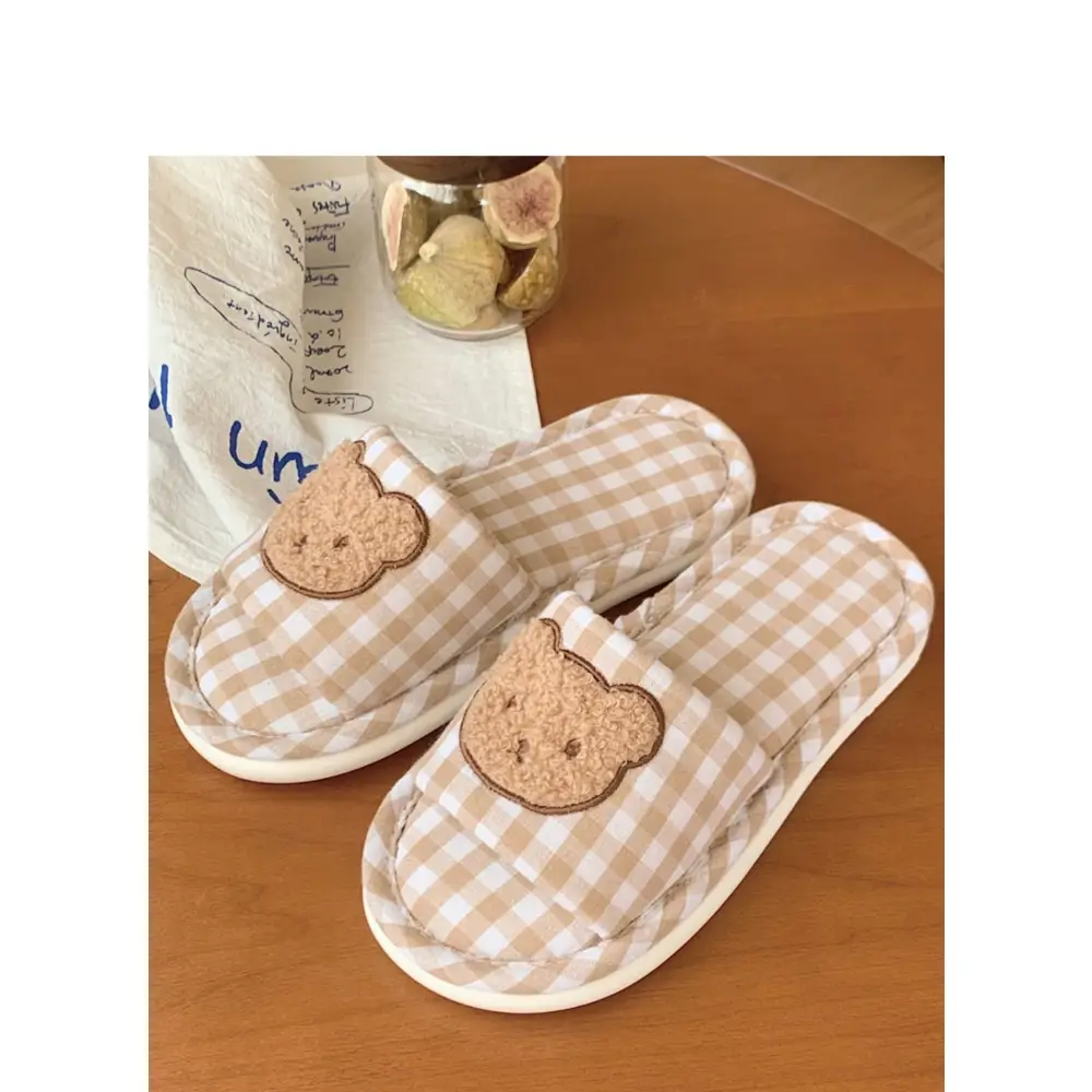 Teddy Indoor Slippers for Ultimate Comfort and Kawaii Style - shoes