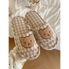 Teddy Indoor Slippers - bear, kawaii shoes, slipper, slippers, teddy Cosparty