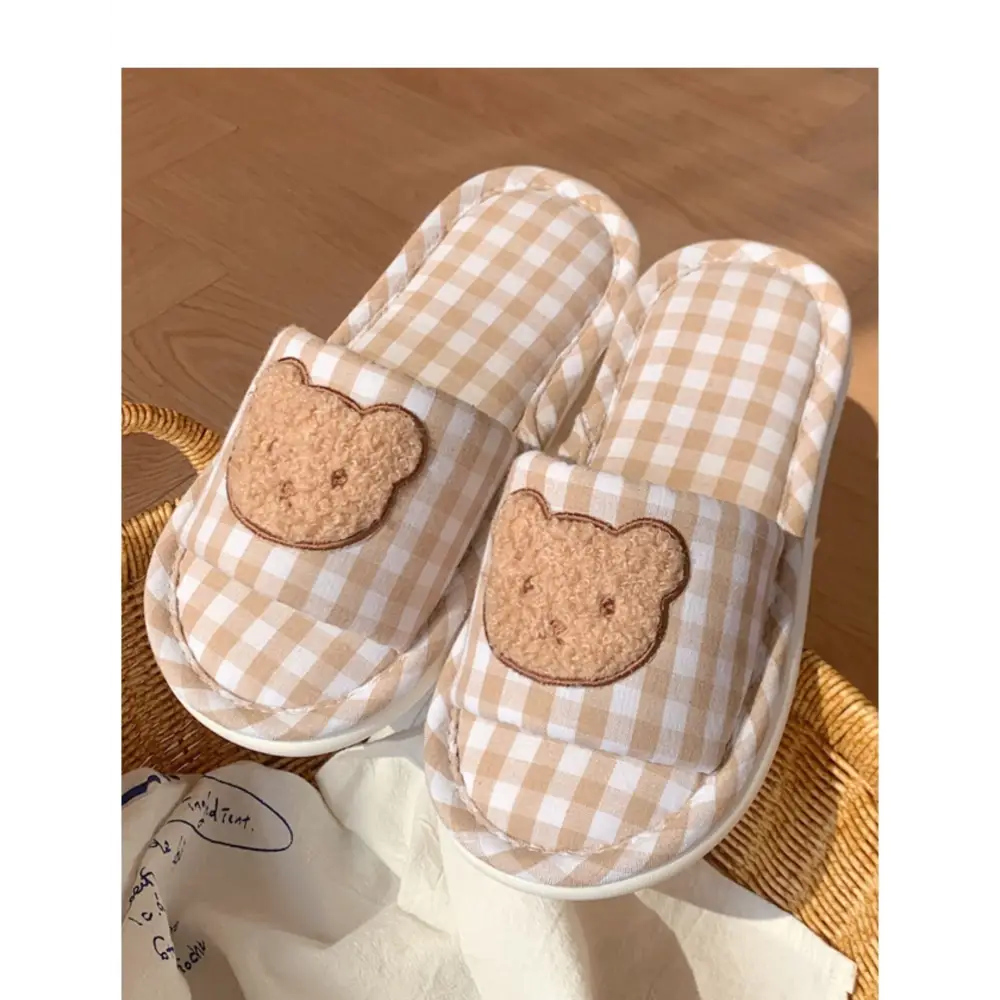 Teddy Indoor Slippers for Ultimate Comfort and Kawaii Style - shoes