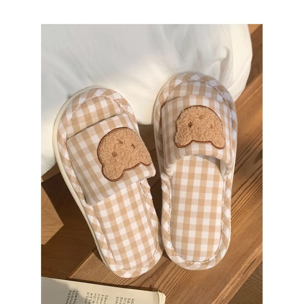 Teddy Indoor Slippers for Ultimate Comfort and Kawaii Style - shoes