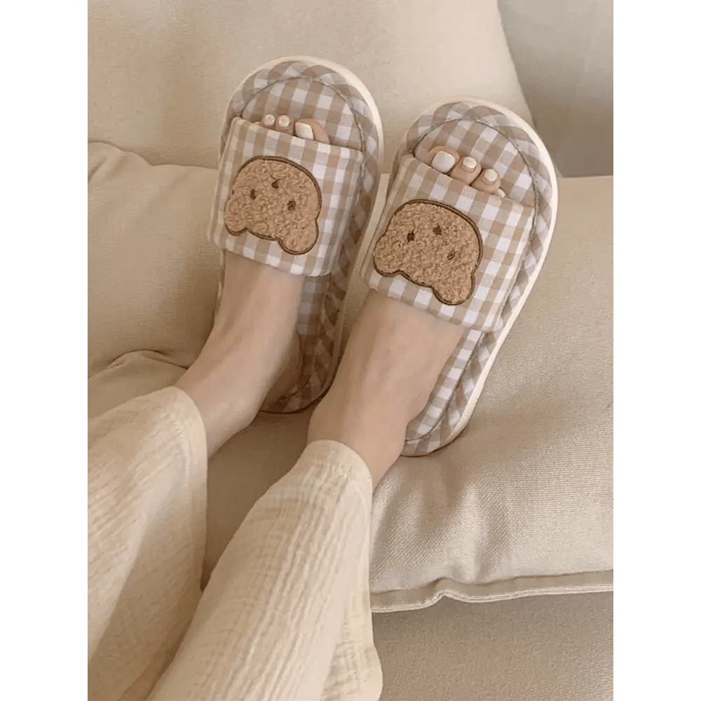 Teddy Indoor Slippers for Ultimate Comfort and Kawaii Style - Cosparty