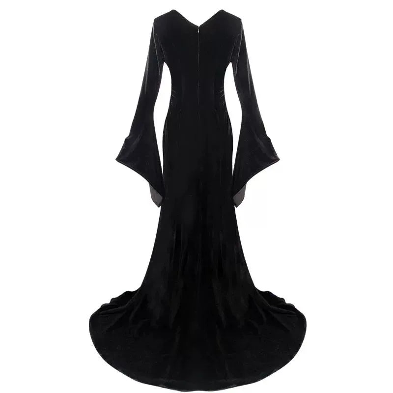 The Addams Family Wednesday Morticia Cosplay Costume - Cosparty