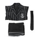 The Addams Family Wednesday Nevermore School Uniform Cosplay Costume - Cosparty