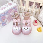 Tiny Bun Lolita Mary Janes - bunnies, bunny, bunny shoes, fairy kei, footwear Cosparty