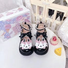 Tiny Bun Lolita Mary Janes in Blue Black and Pink - shoes