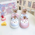 Tiny Bun Lolita Mary Janes in Blue Black and Pink - shoes