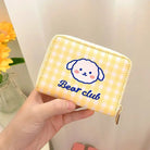 Tiny Plaid Animal Wallet for Kawaii Lovers - Cosparty
