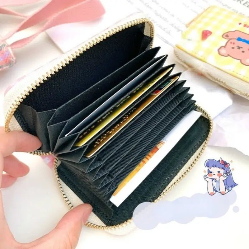 Tiny Plaid Animal Wallet for Kawaii Lovers - Cosparty