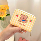 Tiny Plaid Animal Wallet for Kawaii Lovers - Cosparty