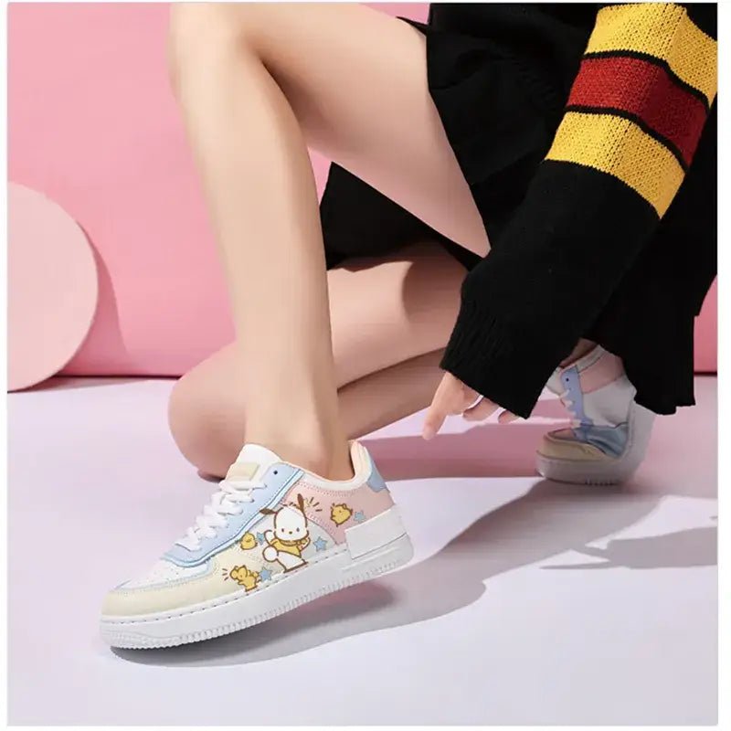 Tiny Pupper Pastel Sneakers for Kawaii Style and Comfort - Cosparty