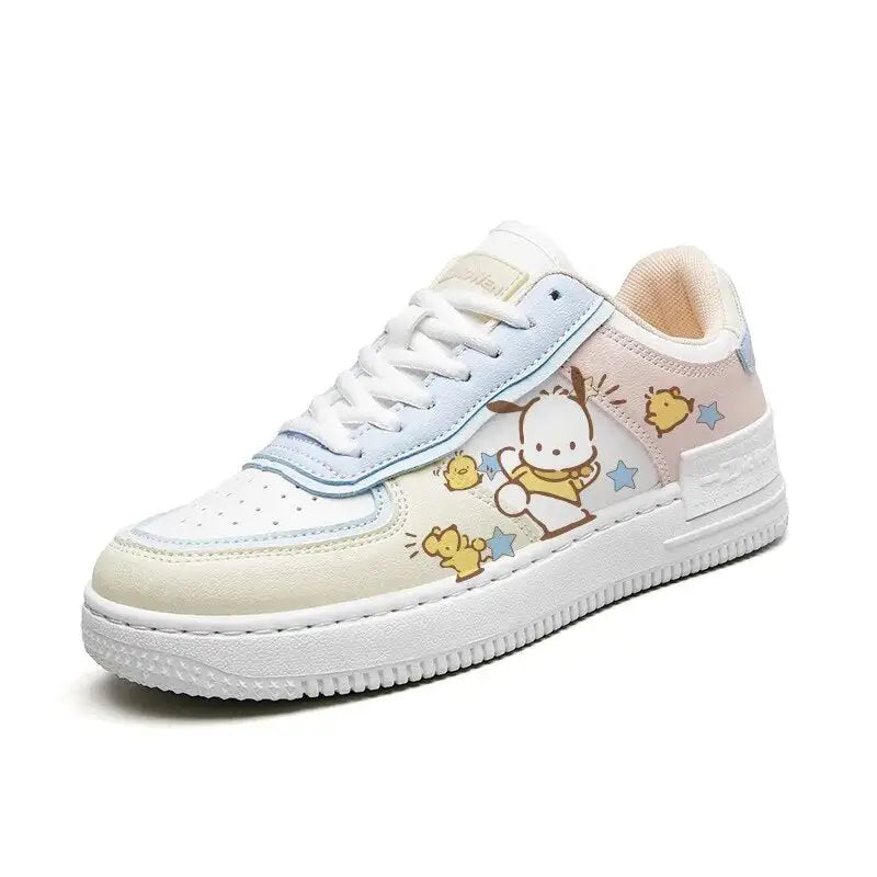 Tiny Pupper Pastel Sneakers for Kawaii Style and Comfort - shoes