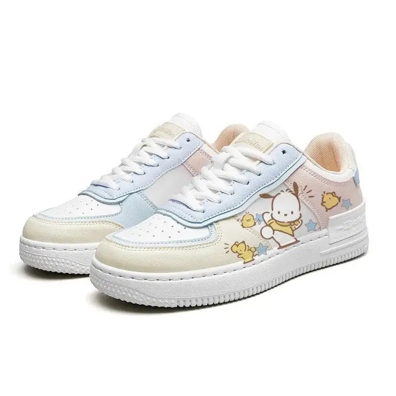 Tiny Pupper Pastel Sneakers for Kawaii Style and Comfort - Cosparty