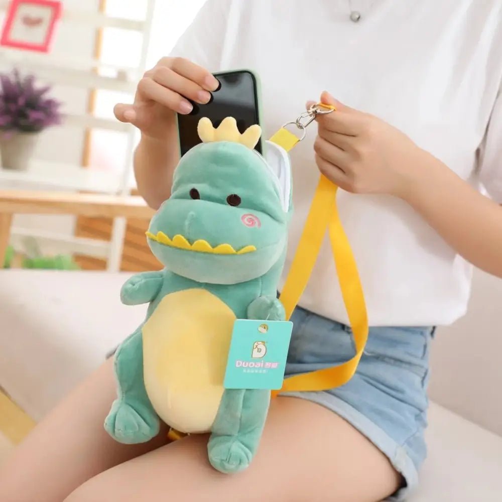 Tiny T - Rex Dinosaur Plush Backpack for Kawaii Goodies - Cosparty