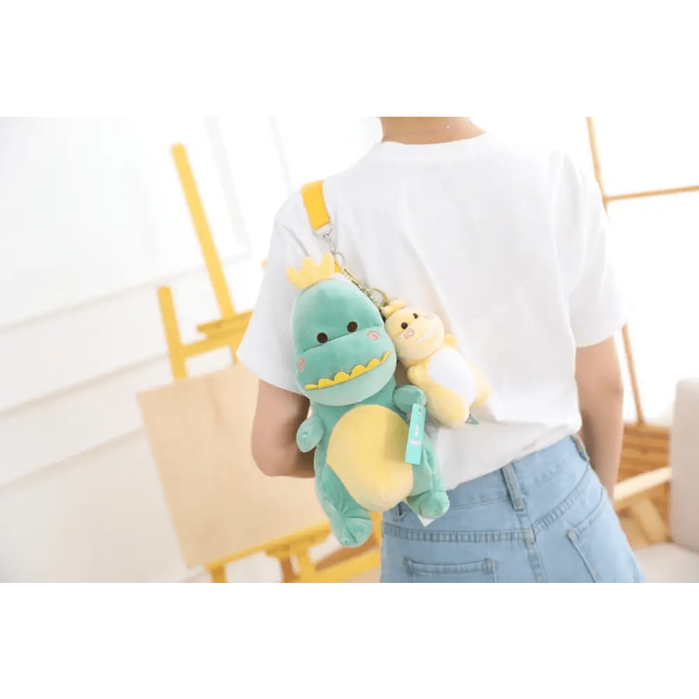 Tiny T - Rex Dinosaur Plush Backpack for Kawaii Goodies - Cosparty