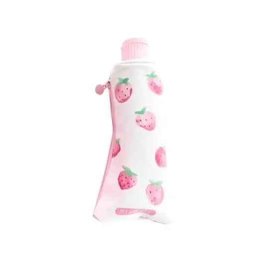 Toothpaste Shaped Storage Bag with Cute Pencil Sharpener - Cosparty