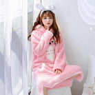 Totoro Hooded Pajama Nightgowns in Grey and Pink - Cosparty