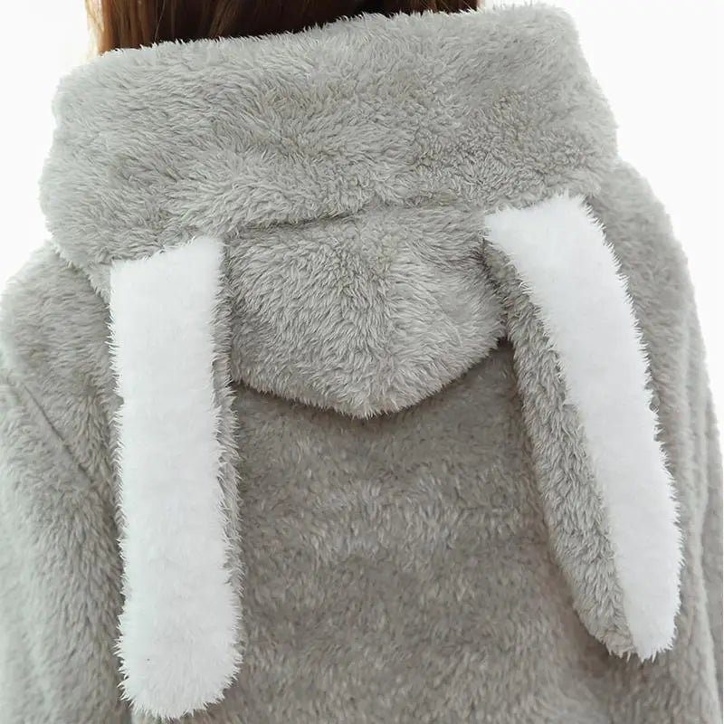 Totoro Hooded Pajama Nightgowns in Grey and Pink - Cosparty