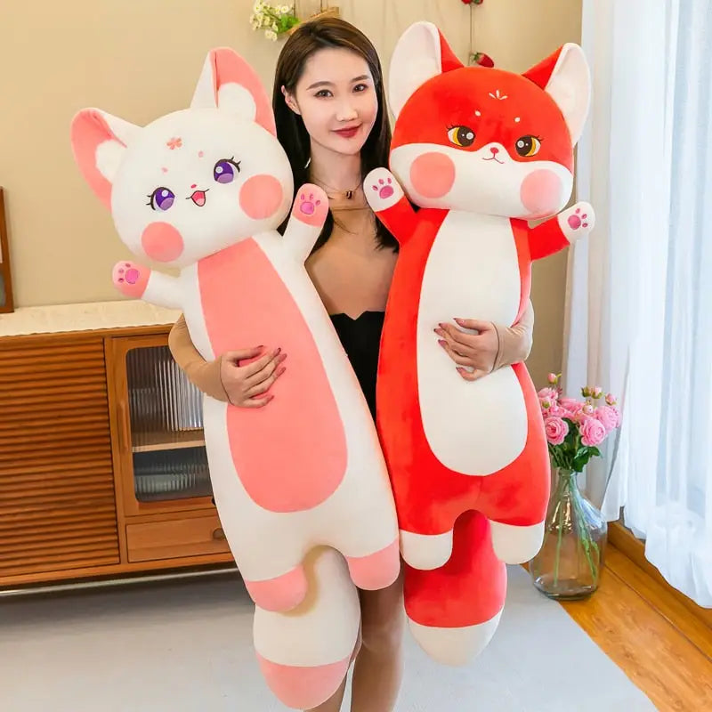 Towering Kitten Body Pillows for Cuddly Comfort and Cute Decor - stuffed animal