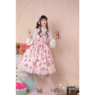 Bunny Meadow Lolita Dress - Headband / L - bunny dresses, classic lolita, dress, jsk