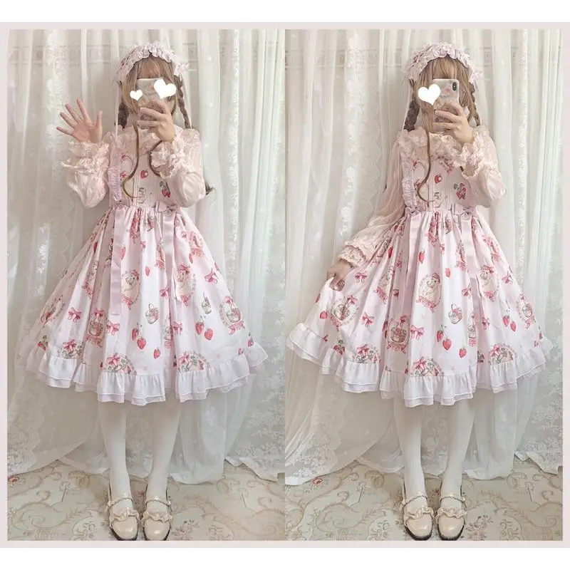 Traditional Sweet Lolita Dress for Kawaii Pastel Lovers - dress