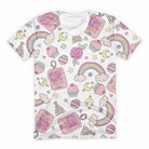 Trendy Gameboy T-Shirt with Cakes & Candy Print in Stock - Cosparty
