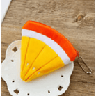 Tropical Fruit Coin Bags with Embroidery and Secure Zipper - Cosparty