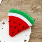 Tropical Fruit Coin Bags with Embroidery and Secure Zipper - Cosparty