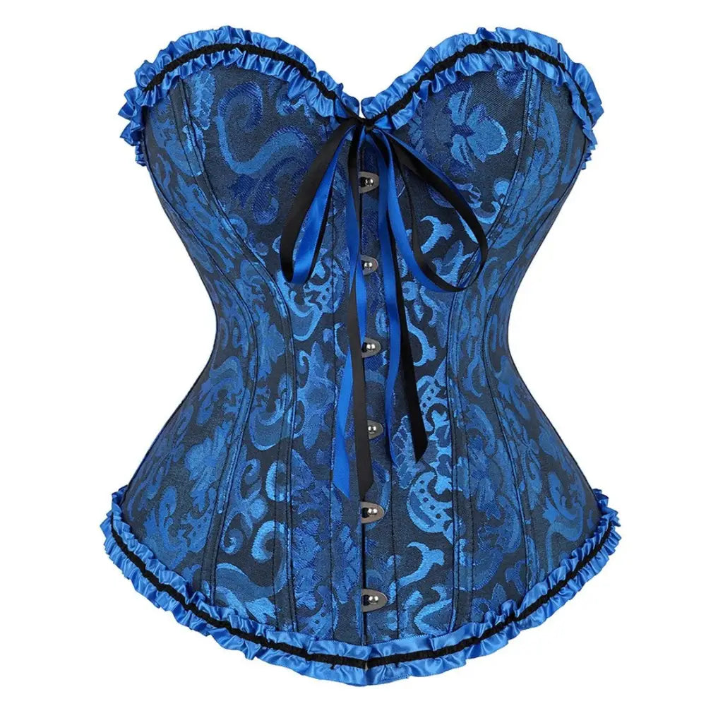 Tummy-Slimming Corset for a Beautiful Hourglass Figure - Blue / S - Shirt