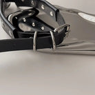 Tuxedo Bell Collar in Vegan Leather for a Playful Look - Cosparty