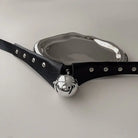 Tuxedo Bell Collar in Vegan Leather for a Playful Look - choker