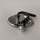 Tuxedo Bell Collar in Vegan Leather for a Playful Look - Cosparty