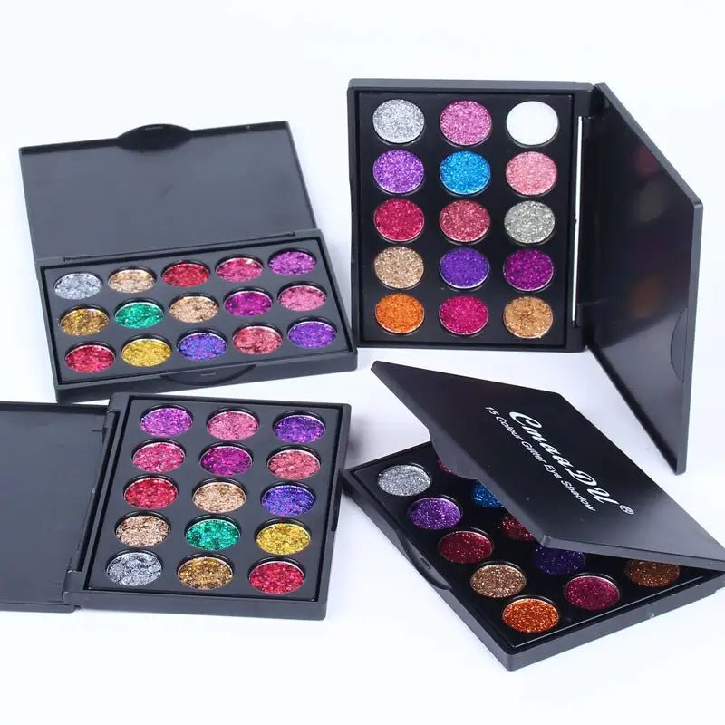 Ultra Glamorous Glitter Eyeshadow Palette with Perfect Pigmentation - Cosparty