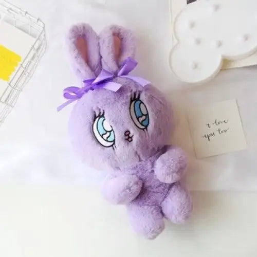 Ultra Plush Kawaii Wego Bunny Rabbit Stuffed Animal - Purple - Plush