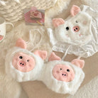 Ultra Plush Piggy Lingerie Set for Comfortable Nighttime Wear - lingerie