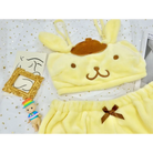 Ultra Plush Pompompurin Inspired Lingerie Set with Cute Tops Length - underwear