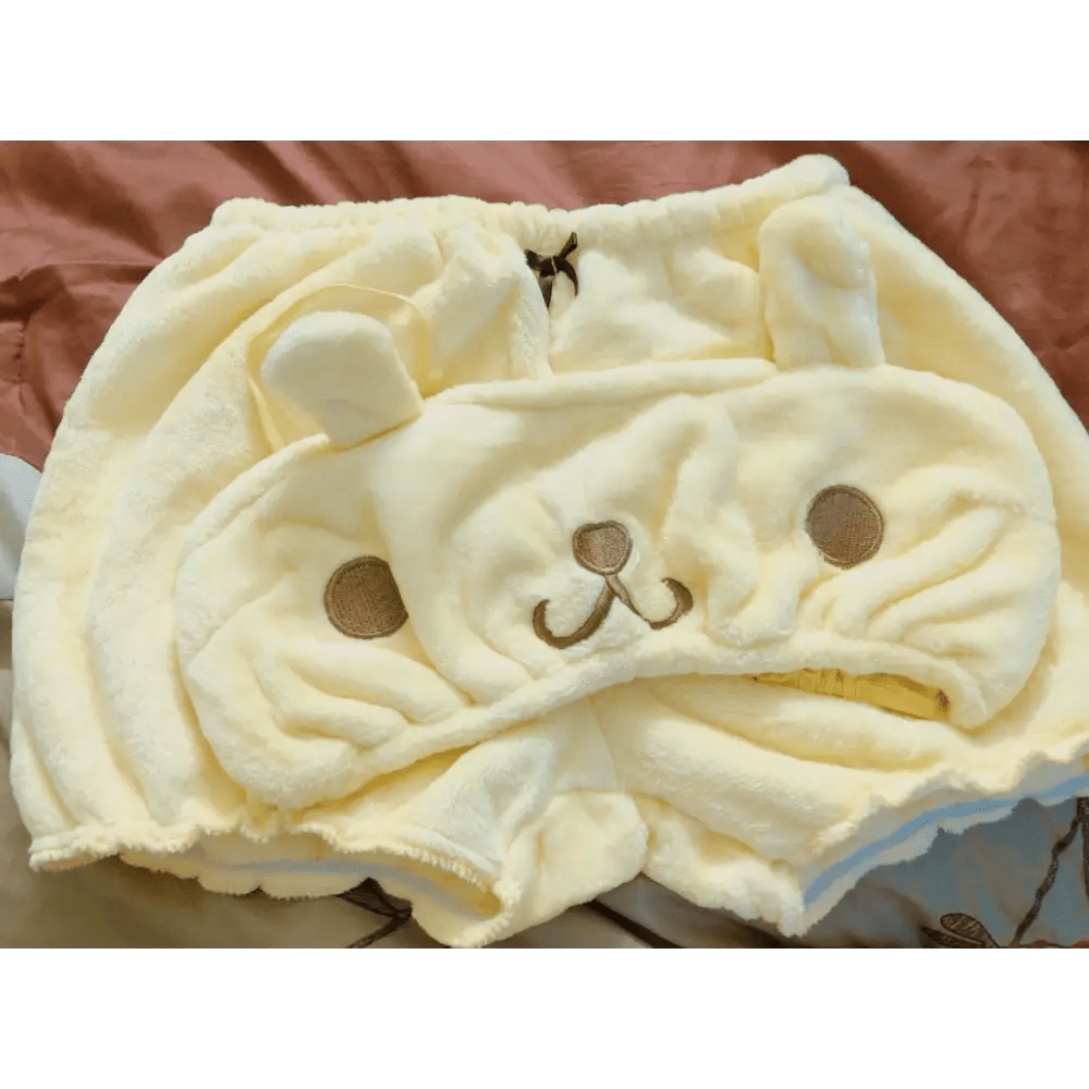 Ultra Plush Pompompurin Inspired Lingerie Set with Cute Tops Length - Cosparty