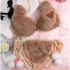 Ultra Plush Teddy Bear Lingerie Set for Cozy Nights - Cosparty