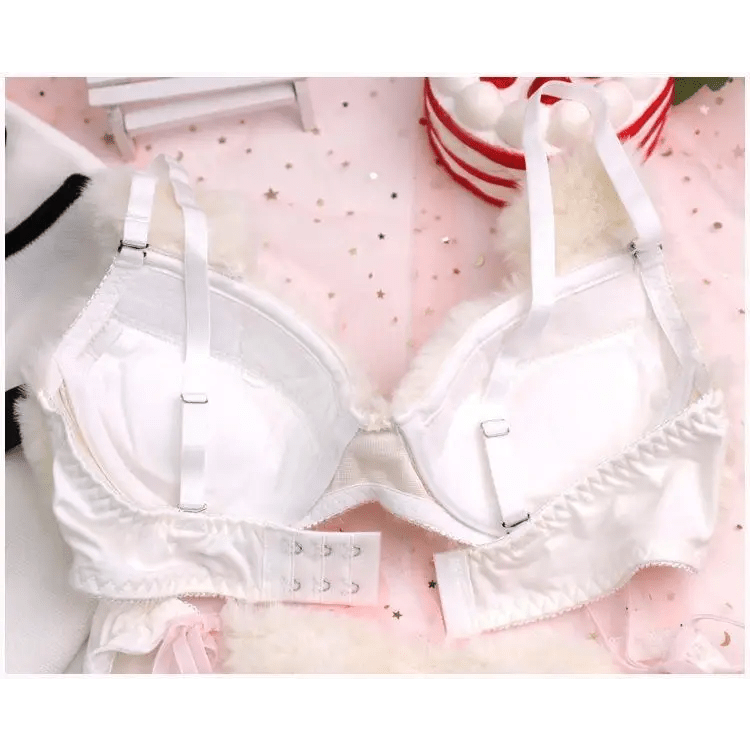 Ultra Plush Teddy Bear Lingerie Set for Cozy Nights - Cosparty