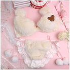 Ultra Plush Teddy Bear Lingerie Set for Cozy Nights - lingerie set