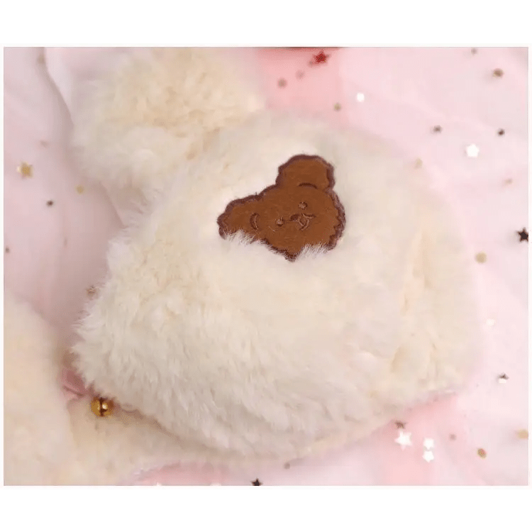 Ultra Plush Teddy Bear Lingerie Set for Cozy Nights - Cosparty